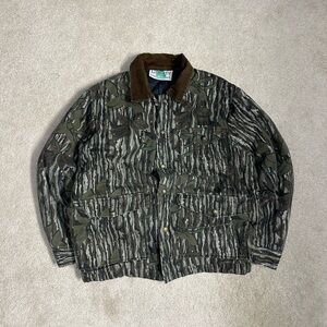 Vintage Realtree Liberty Camo Chore Coat Insulated Hunting Jacket USA Size XL